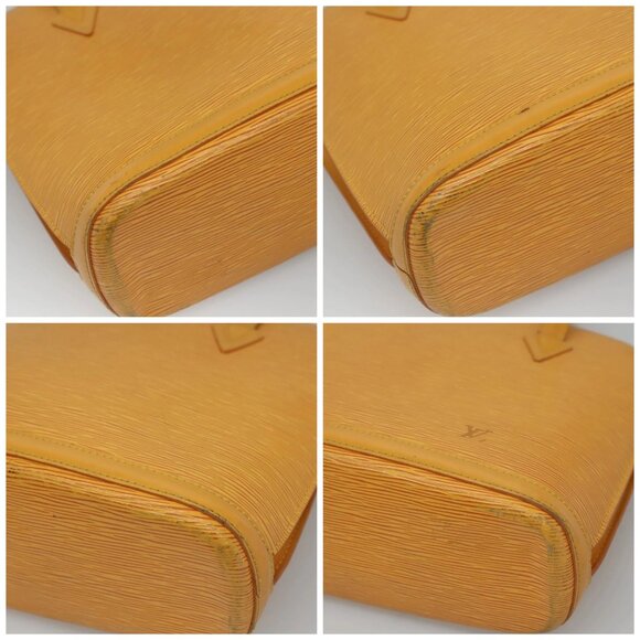 LOUIS VUITTON Epi Lussac Shoulder Bag Yellow LV Auth - Picture 15 of 16